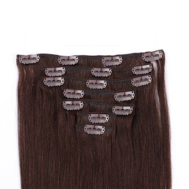 China straight clip in human hair extension suppliers QM118
